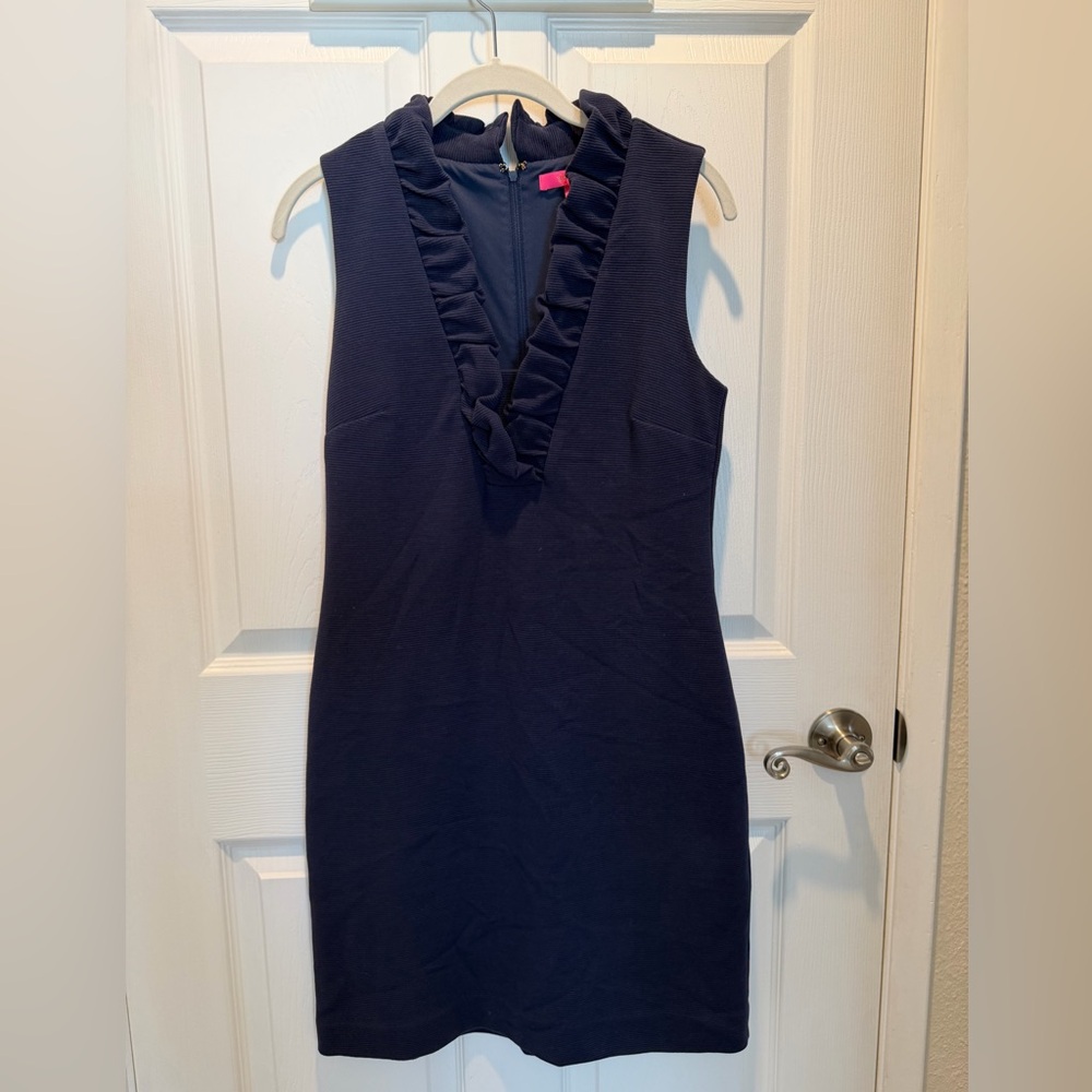 Lilly Pulitzer Tisbury Navy Blue Dress